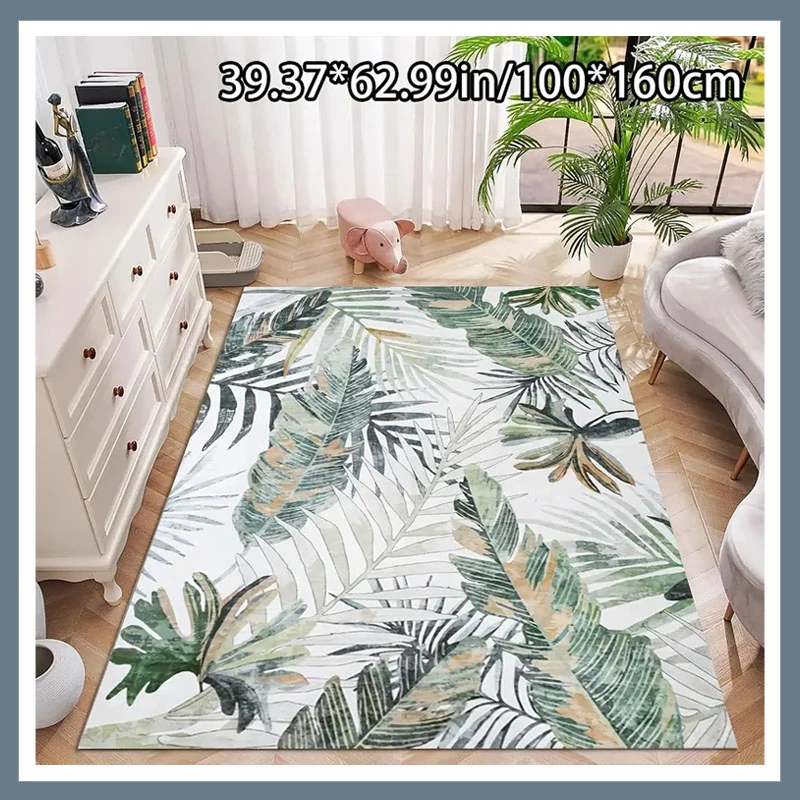 Covor din Velur cu Model Floral 100 x 160 cm BT674413-2
