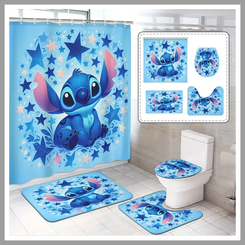 Set decor baie cu model Stitch YV1205459