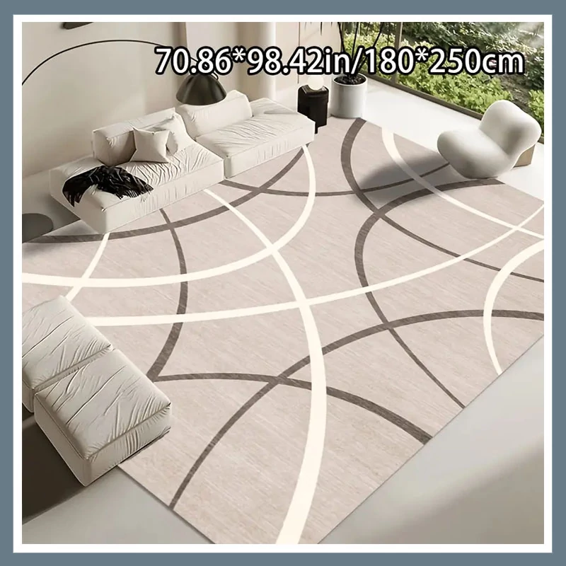 Covor din catifea moale, model cu linii curbe, 180x250 cm BR552959-5