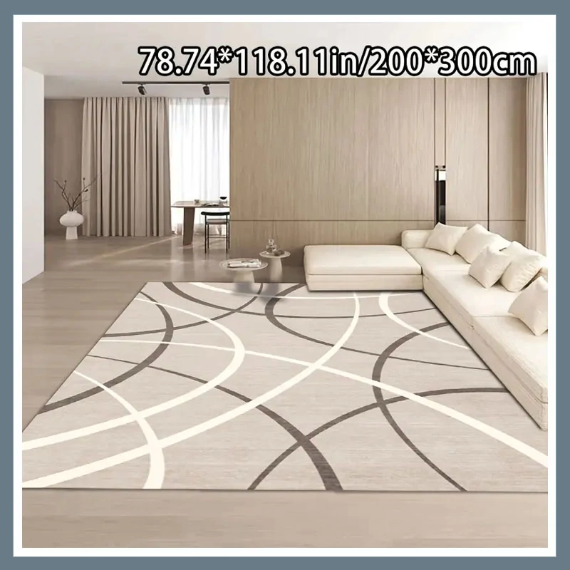 Covor din catifea moale, model cu linii curbe, 200x300 cm BR552959-6