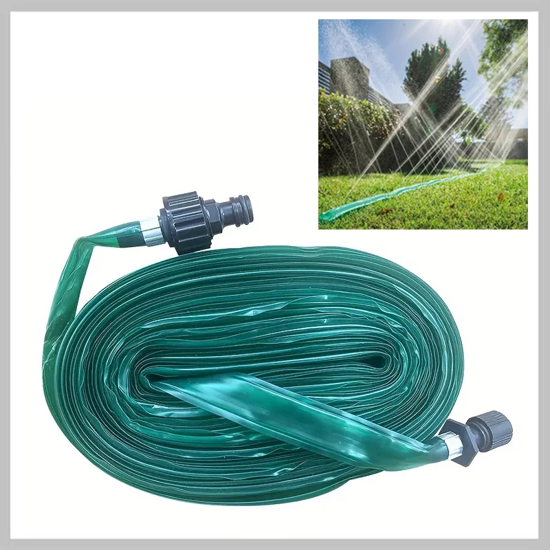 Sistem de irigare plat din PVC pentru grădină – 4,5 m, GG1096739-2

