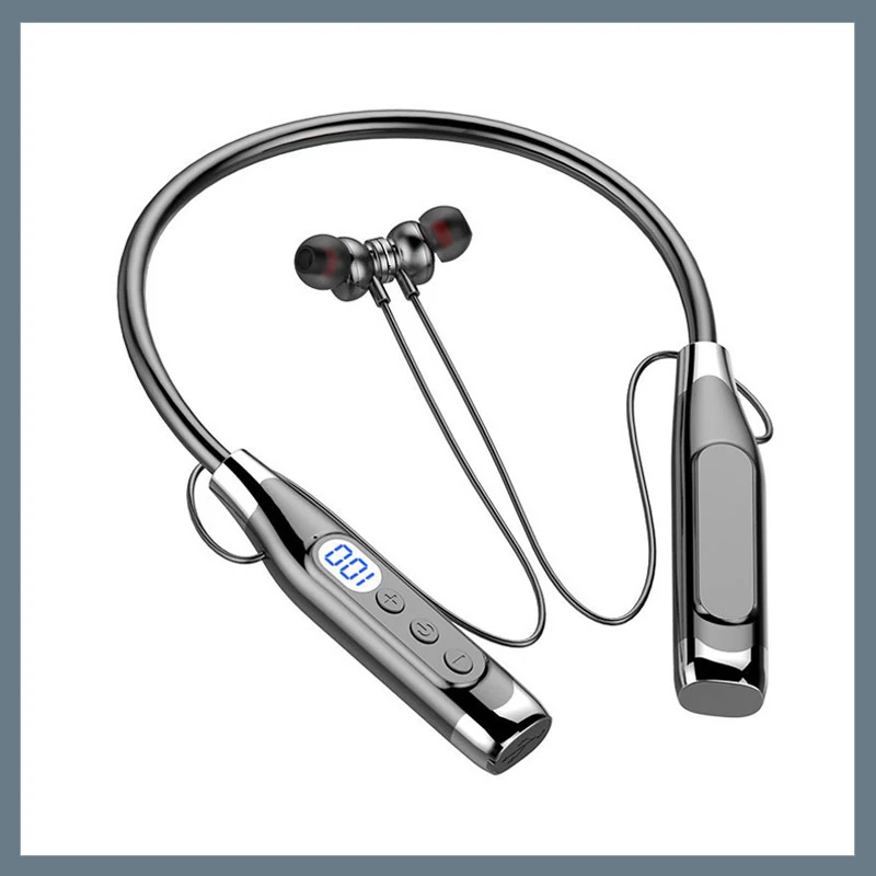 Cuffie sportive wireless ProBass Bluetooth, nere – HOLM0655