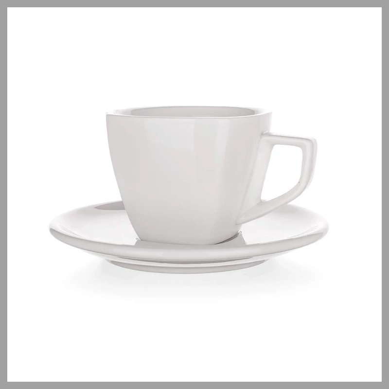 BANQUET Cănuță și farfurie pătrată ALBA 250 ml – 60S59967
