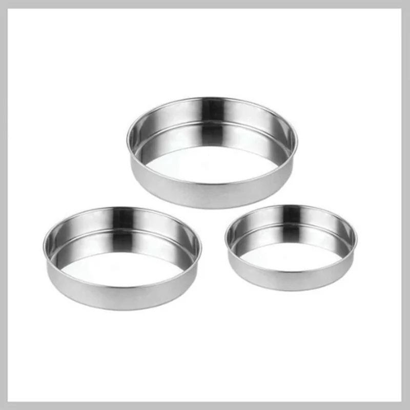 Set de tăvi rotunde pentru tort din oțel Victor, 25/32/36 cm V-DGP02
