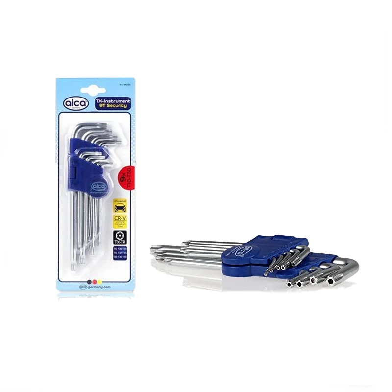 Set de chei imbus Torx de siguranță (TX-TR) Alca – 9 piese – 446100