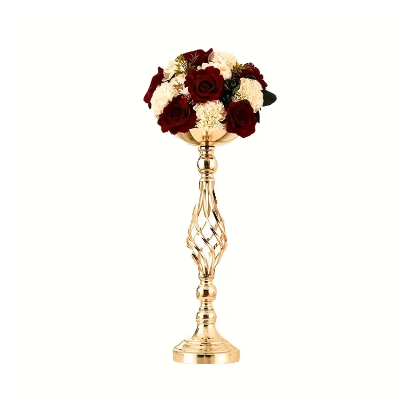 Suport de lumânări decorative din metal auriu - 53 cm JK1215466-1