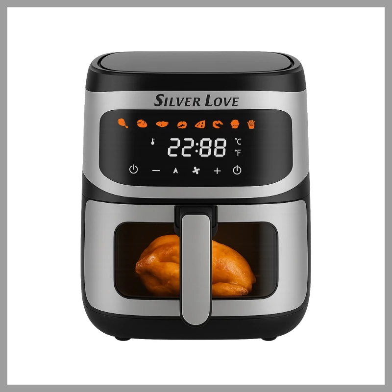 Friteuză cu aer cald SilverLove – capacitate 13L, putere 3000W CY-8004