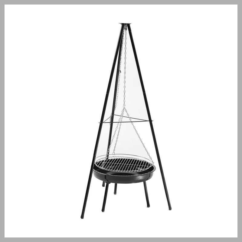 VOREL – Grătar cu stativ și lanț, diametru 52 cm, cod 99524