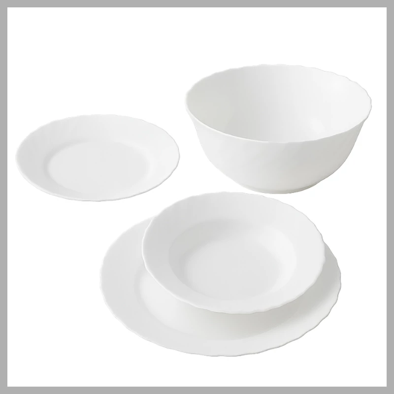 Set de farfurii Luminarc, 19 piese – TRIANON