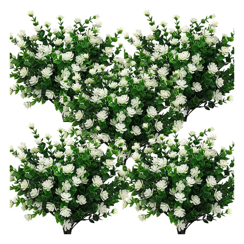 8 pachete flori artificiale colorate - alb RY2886290-2