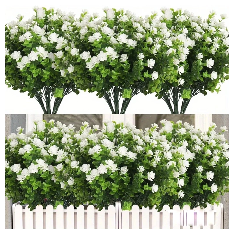 Acest set conține 12 buchete de camelii din plastic rezistent la decolorare WH1080066