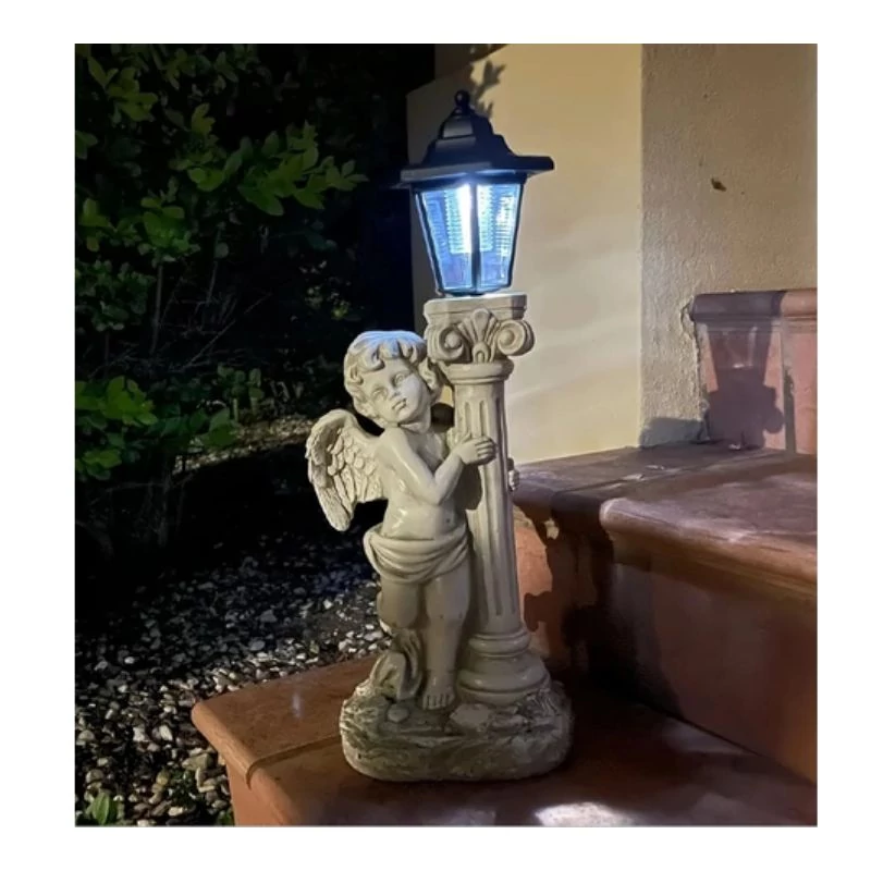Statuetă Decorativă cu Înger Solar SAIKOGIT 50 cm – Variantă Stânga, RK291903-B