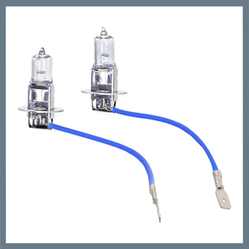 Set Becuri Auto Halogen – H3, 12V, 55W, Pk22s, cu Filtru UV, 2 bucăți 08425