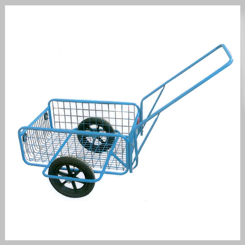 Cărăucă manuală cu două roți – Capacitate de încărcare 80 kg, roți din cauciuc de 300 mm WR6