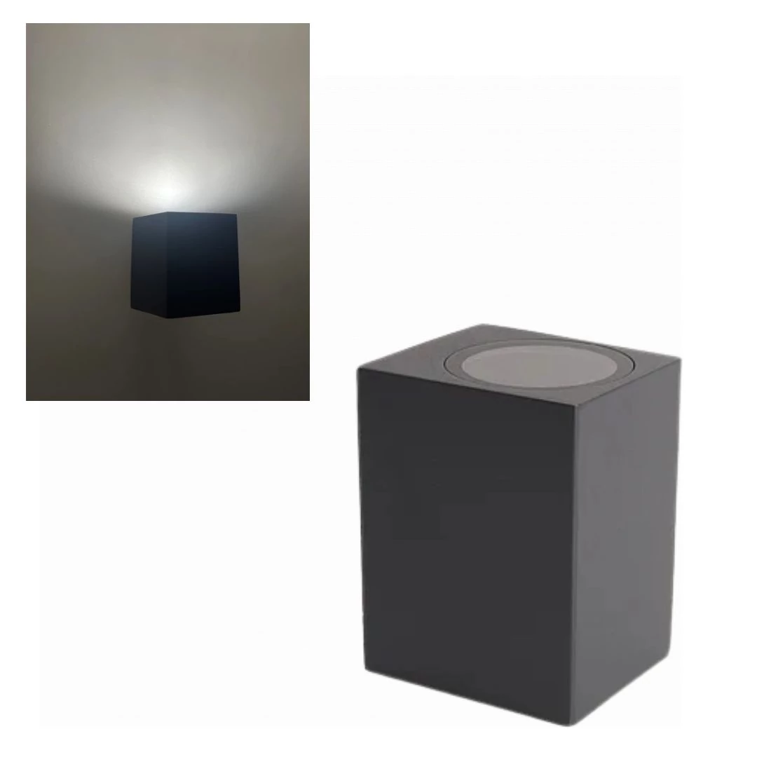 Lampă de perete – formă pătrată, IP65 – 014821
