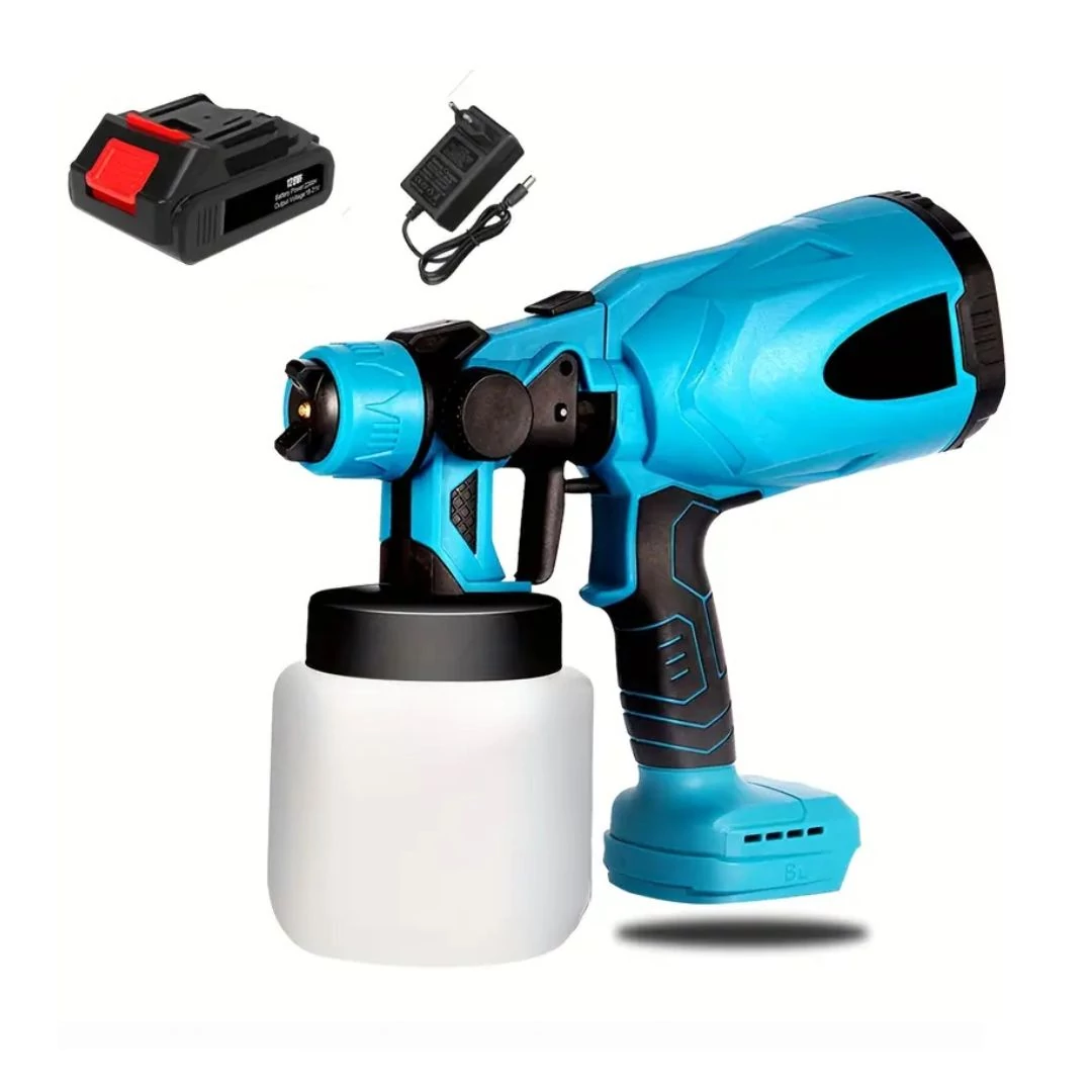 Pistol de vopsit cu acumulator – 21V, rezervor 800 ml, ML981785
