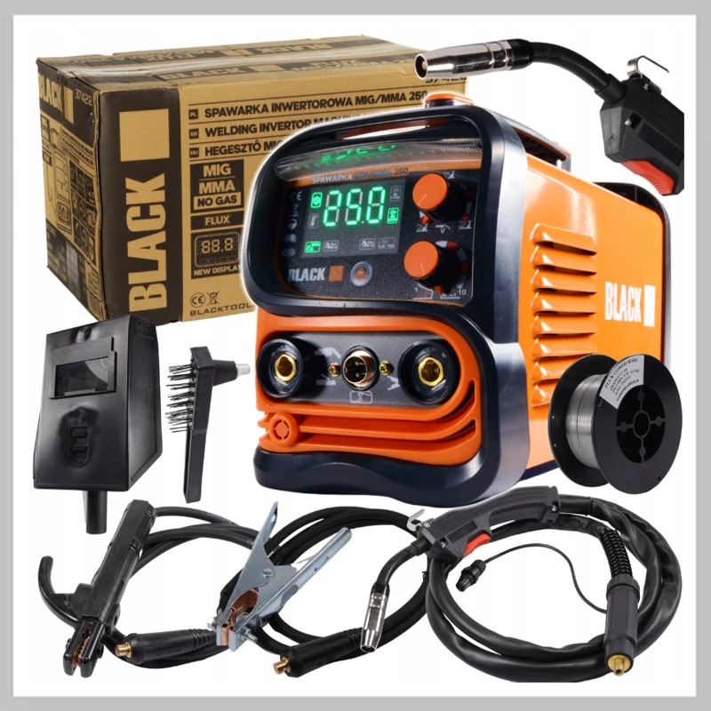 Aparat de sudură BLACK MIG/MAG/MMA FLUX 250A – Cod: 37422