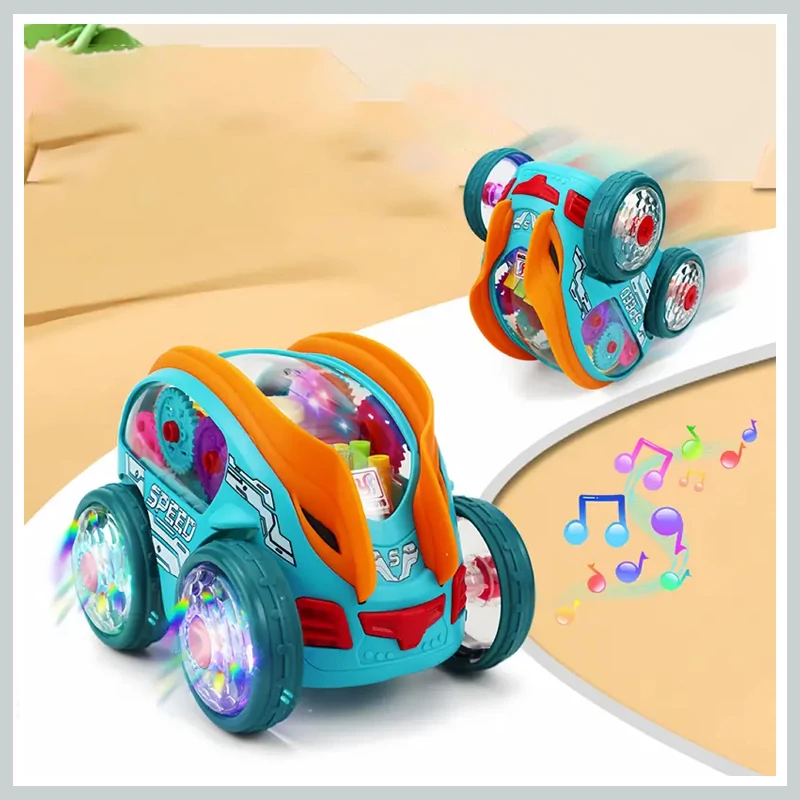 Mașinuță cascadorie cu rotație – Stunt Spin Dump Car DK466819