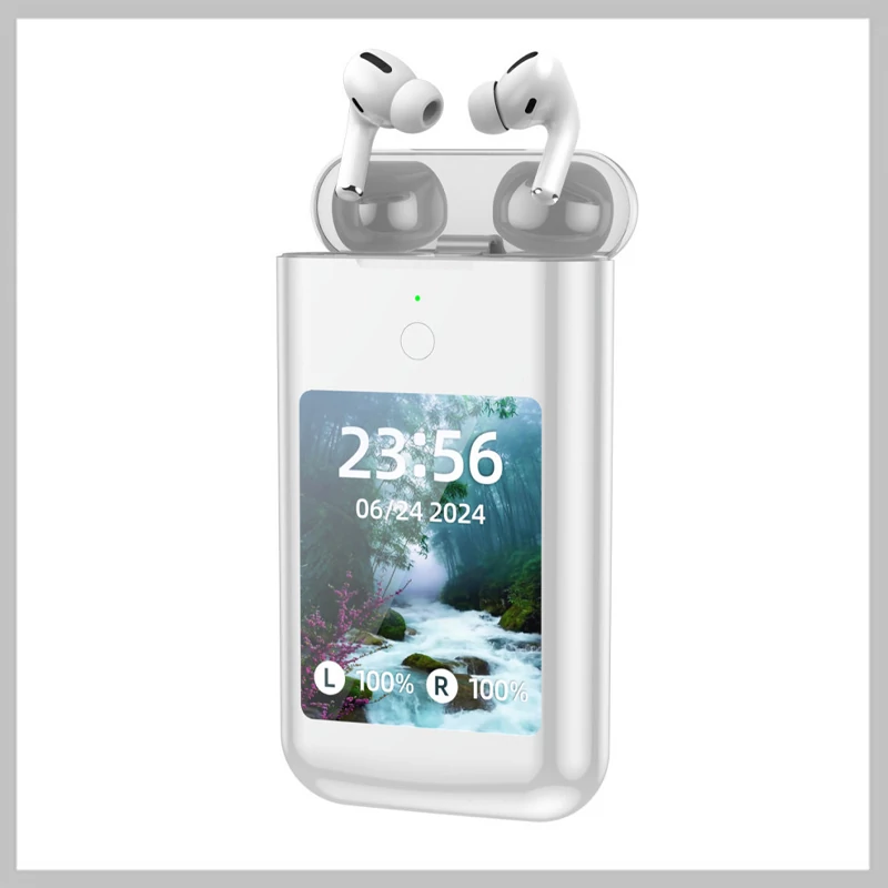Căști wireless TF20 cu ecran tactil de 2,8