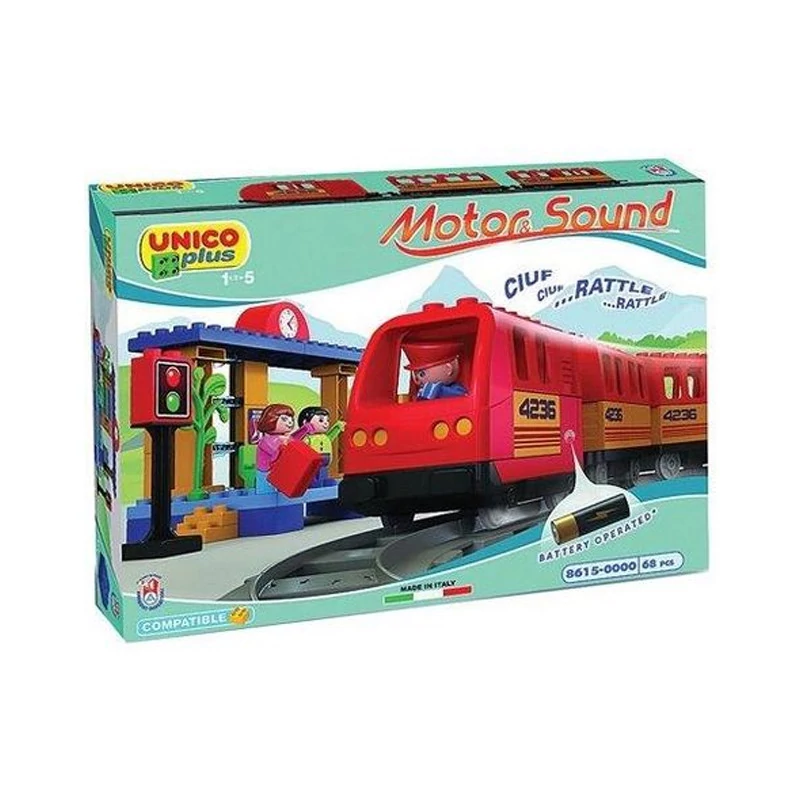 Set de construcție – Stație de tren, 68 piese, 218615