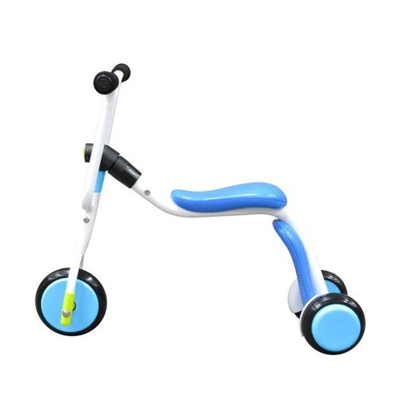 Trotinetă 2 în 1 - Scooter cu propulsie manuală, albastru – 220010