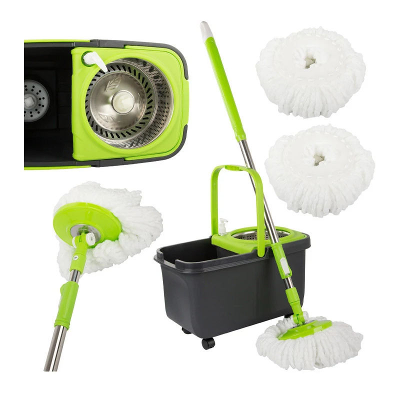 Mop Rotativ cu Cap 360°, Set 27078
