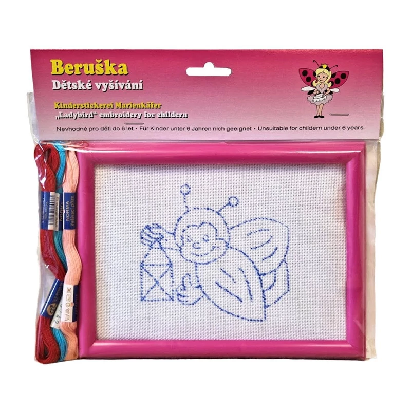 Set de broderie pentru copii cu ramă, 15x20 cm – 440007