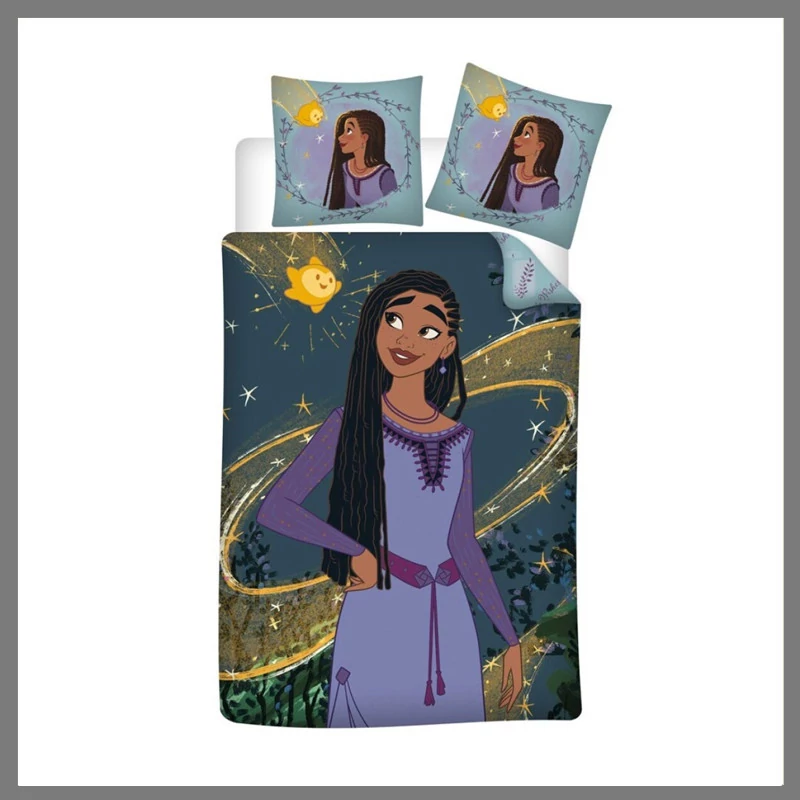 Lenjerie de Pat Disney Wish 140×200 cm, 65×65 cm AYM073904