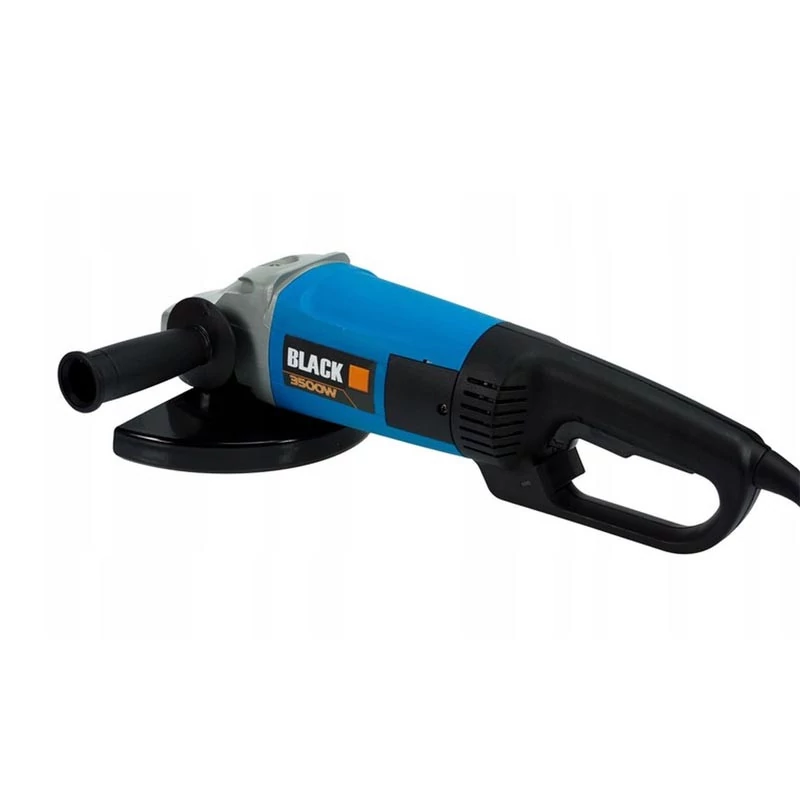 Polizor unghiular Black 230 mm, 3500W, cu pornire lină și mâner rotativ - 42605