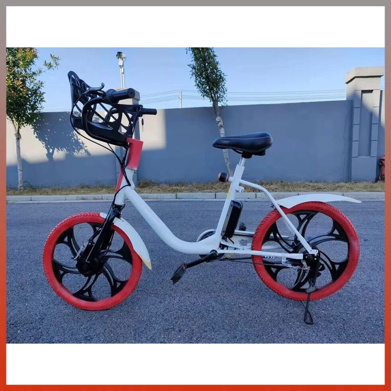 Carbon Bicicletă electrică urbană cu coș BS0249