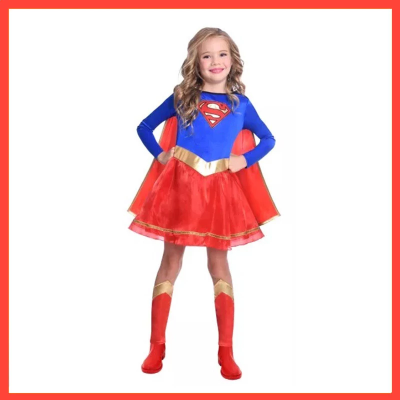 Costum Supergirl 6-8 ani DPA9906075