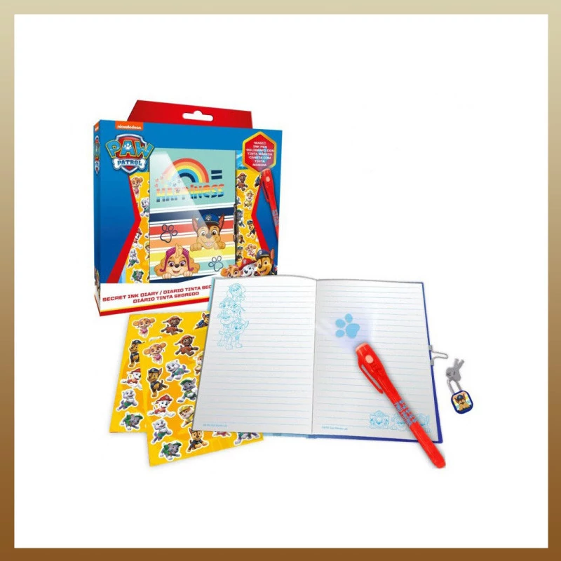 Set jurnal + stilou magic Patrula Cățelușilor EWA19854PW