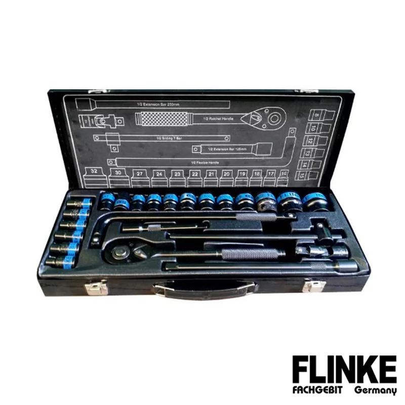 Flinke 24 piese Set de chei tubulare  FK2403