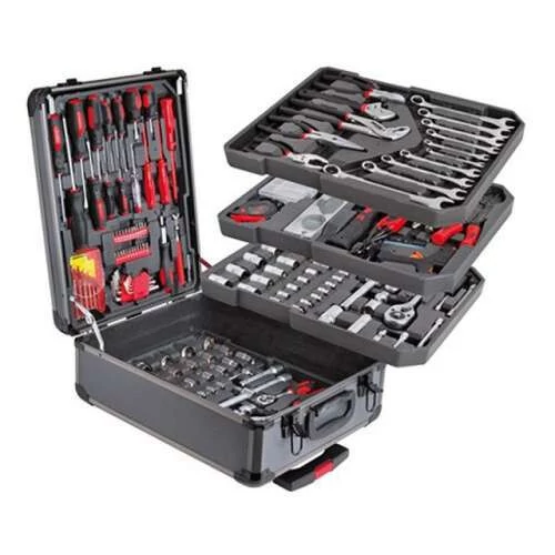 Set de scule Flinke 600 piese cu valiză pe roți
