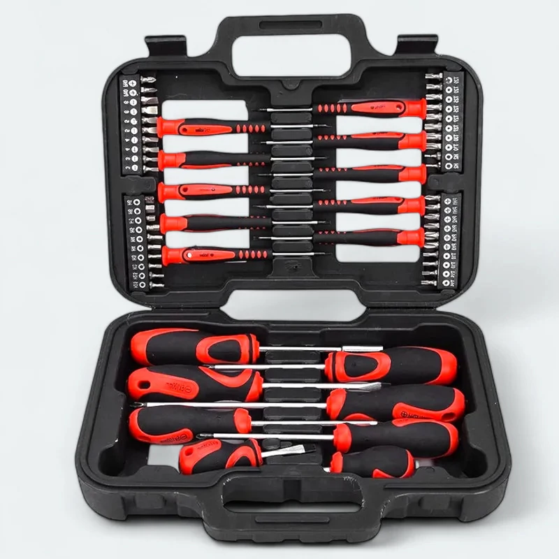 Fischer FS-1058 – Set de șurubelnițe și capete bit, 58 piese FS-1058