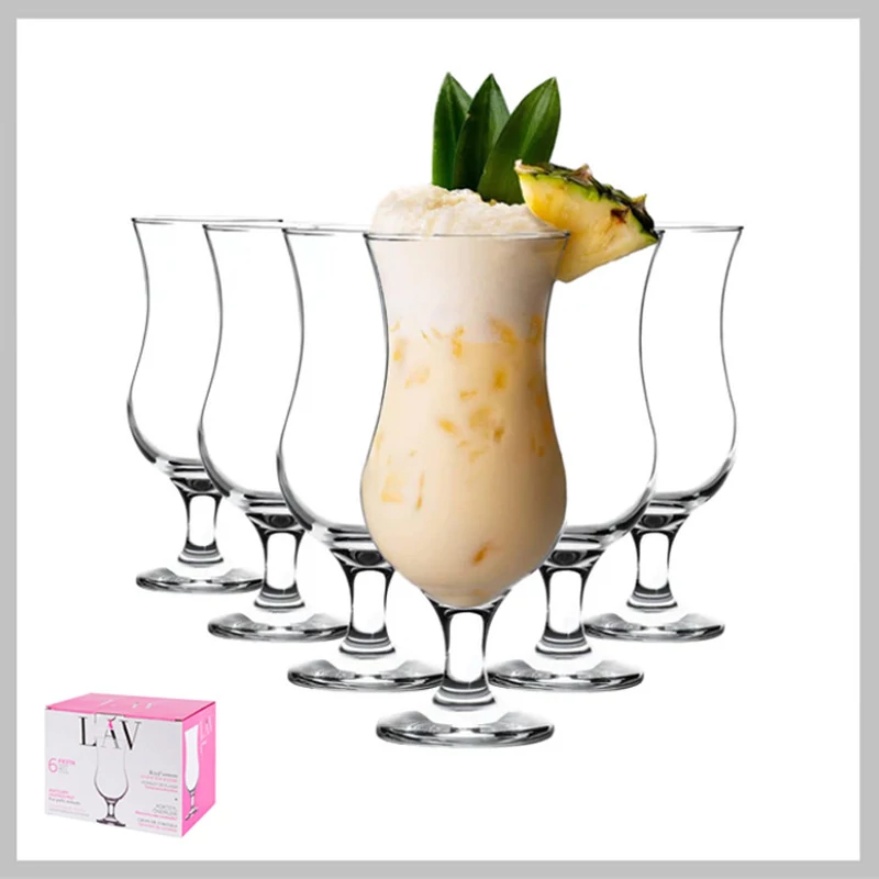 Set de 6 pahare de cocktail din sticlă LAV Fiesta FST577 - 390 ml
