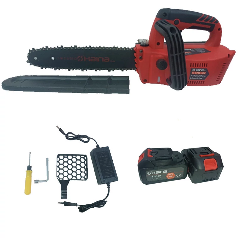 Fierăstrău cu lanț pe acumulator Haina H-6799-58V, 58V