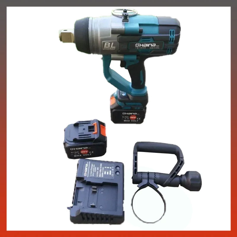 Haina Cheie de impact cu acumulator, 98V, 2 baterii - H-IWS-3700XPT
