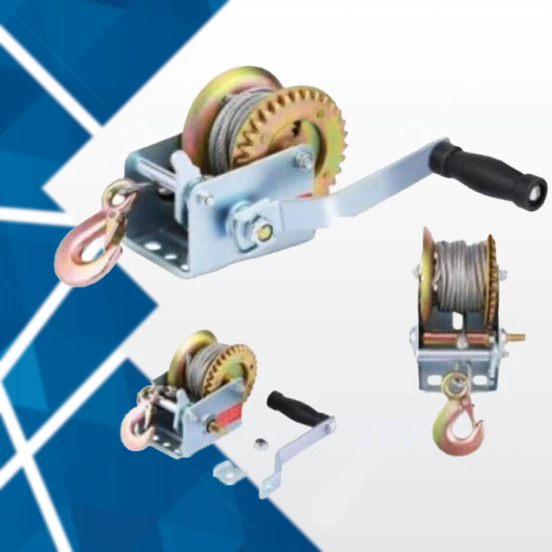 Troliu manual cu clichet Haina HA-2260, 500 kg