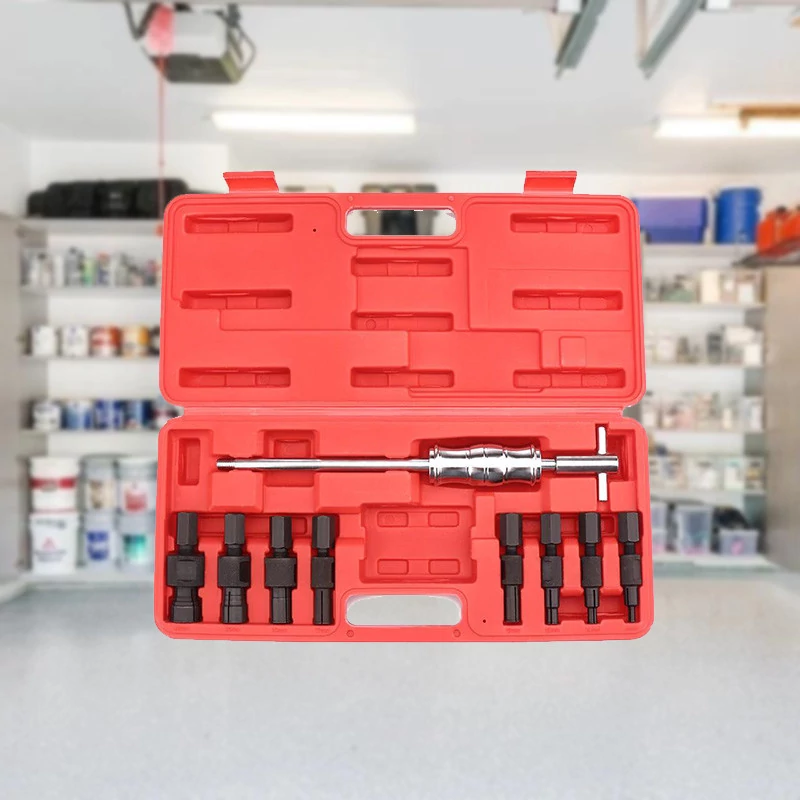 Haina HA-6002 Set de Extractor cu Ciocan Glisant pentru Rulmenți Interiori, 9 Piese – MG50149