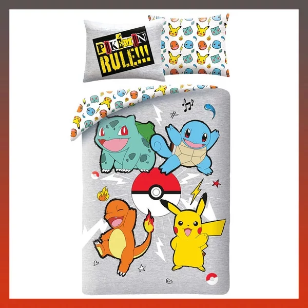 Set lenjerie de pat Pokémon Rule! 140×200 cm HAX609772