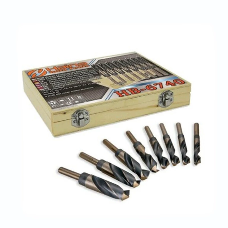 Haina Kobalt Burghiu din metal 8 piese HSS HB6740/HA6740