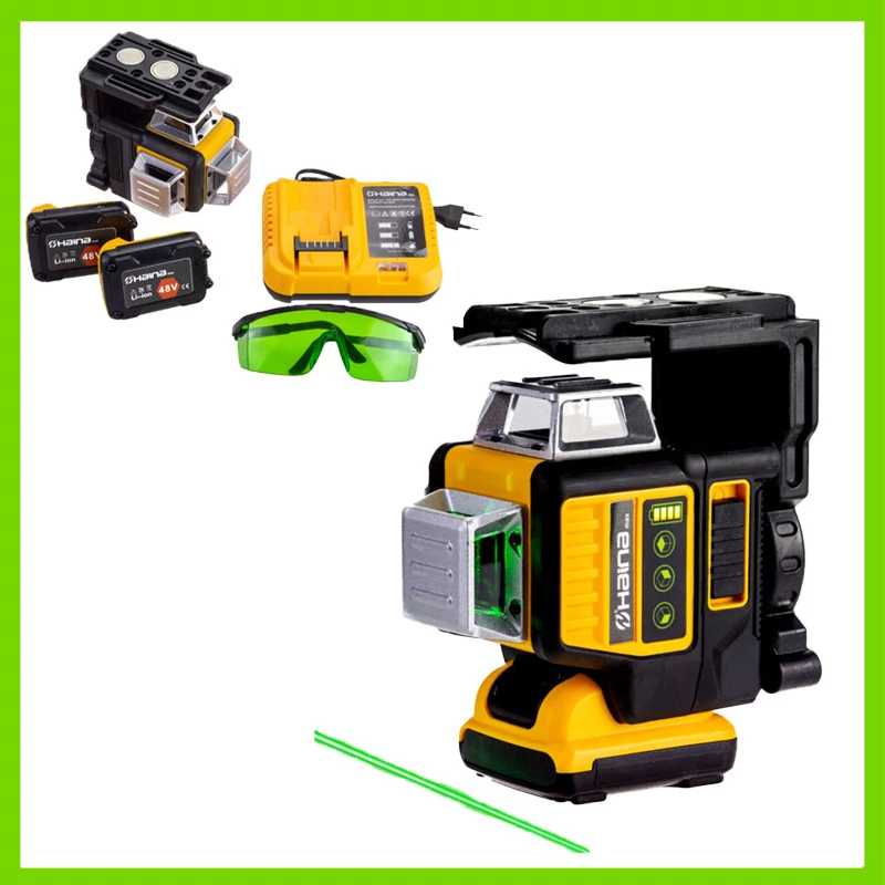 Haina HM-7001 Nivelă laser cu alimentare pe acumulator, 12V, 2 baterii incluse