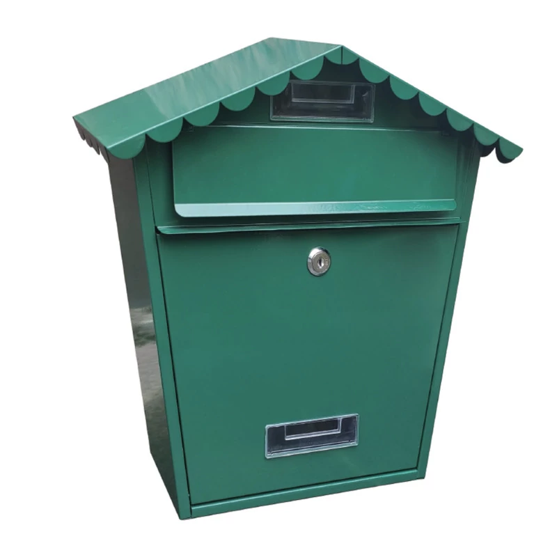 Cutie poștală 370x360x135mm, oțel vopsit electrostatic, verde HMB3638