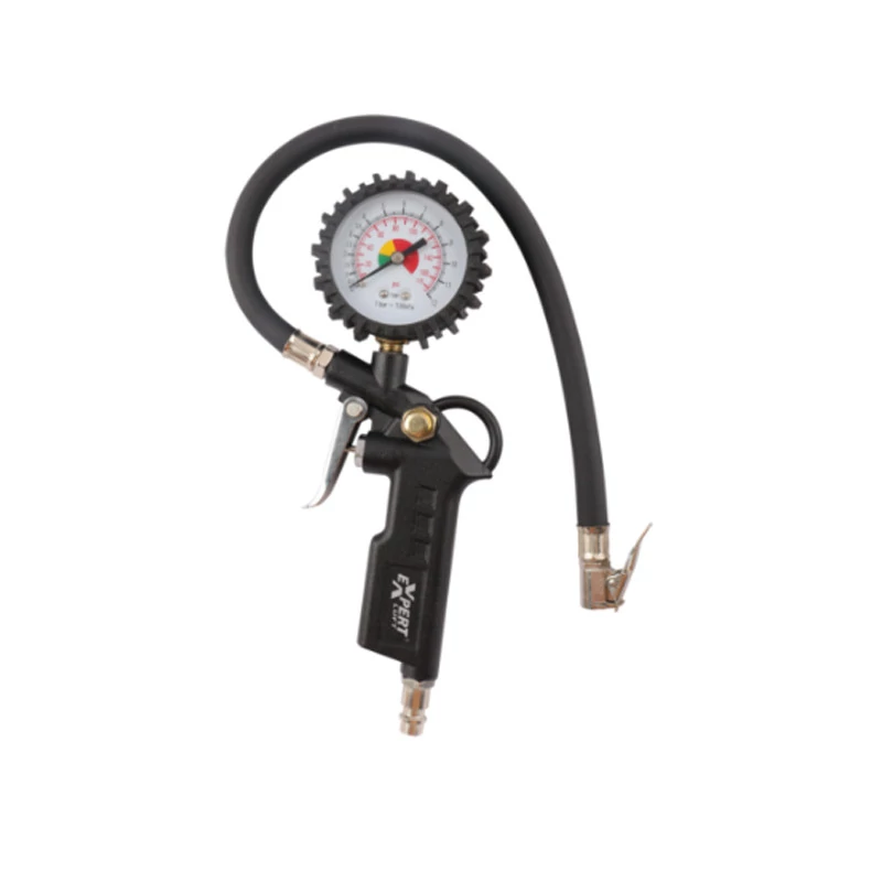 Pistol de umflat anvelope Expert cu manometru și furtun LXA111