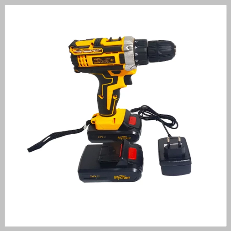 THO Mașină de găurit cu acumulator, Set multifuncțional, cu 2 acumulatori - în valiză M-9046