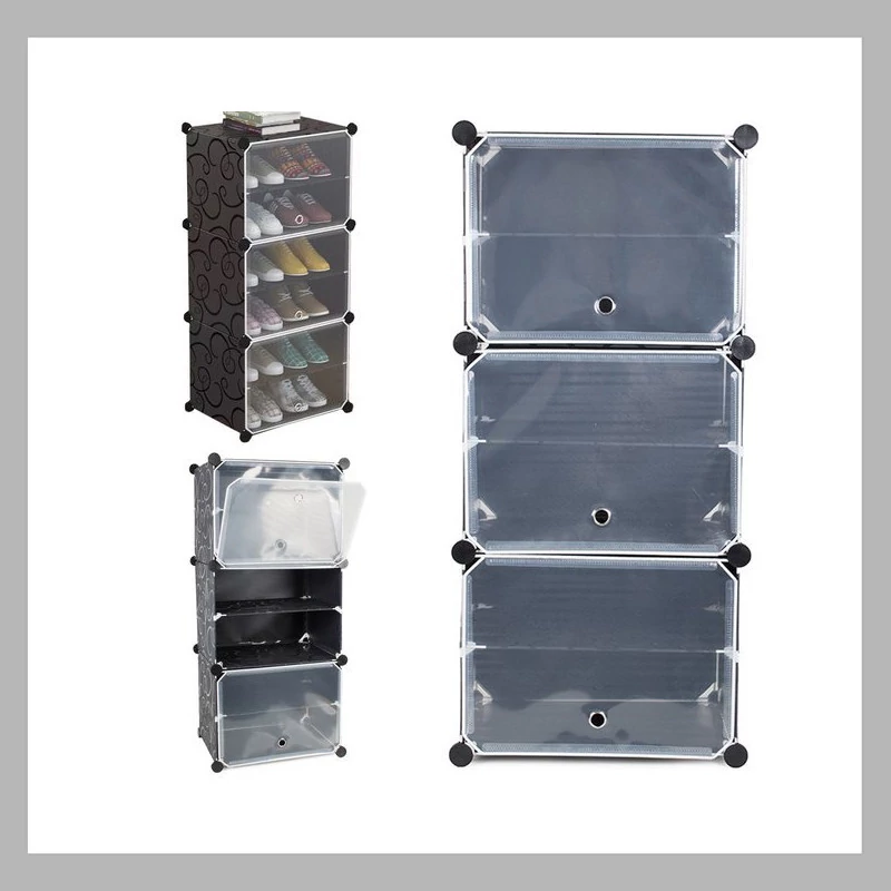 Raft Modular pentru Depozitarea Pantofilor din Plastic M01507