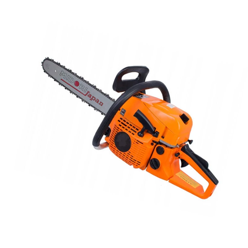 Drujbă pe benzină Midori 52 cm³ cu lanț de rezervă MJ-104