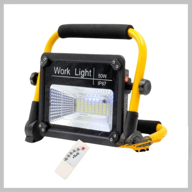 Lampa de lucru solară de 50W cu telecomandă MUNKALAMPA50W