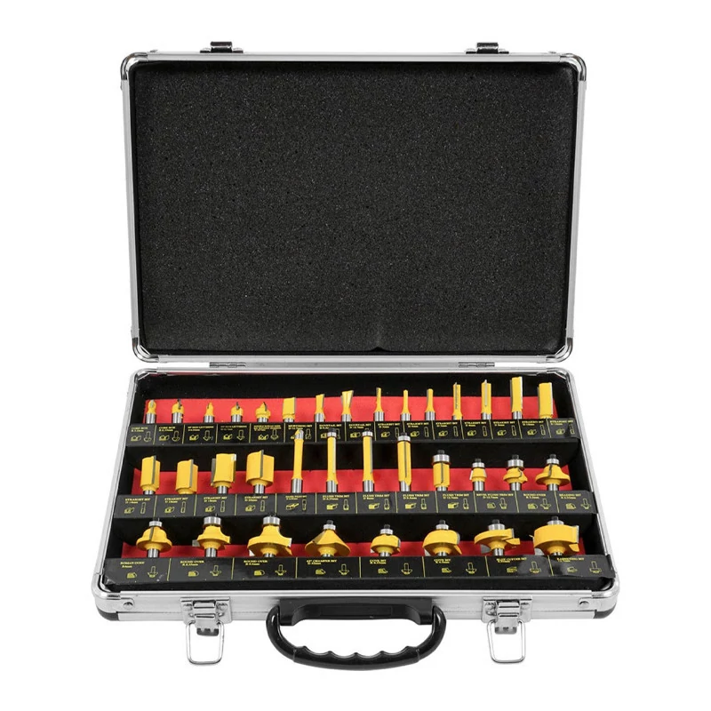Set de freze pentru lemn Notig Tools, 35 piese N4600